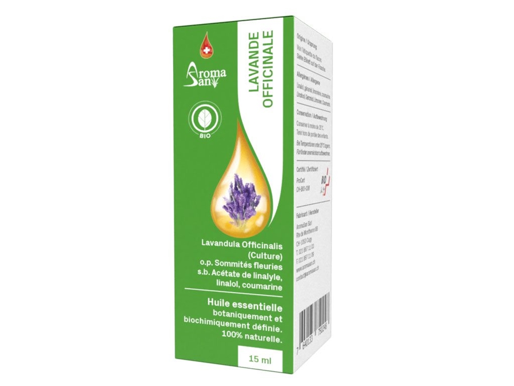 Aromasan Lavendel Äth/Öl in Schachtel Bio 15 ml