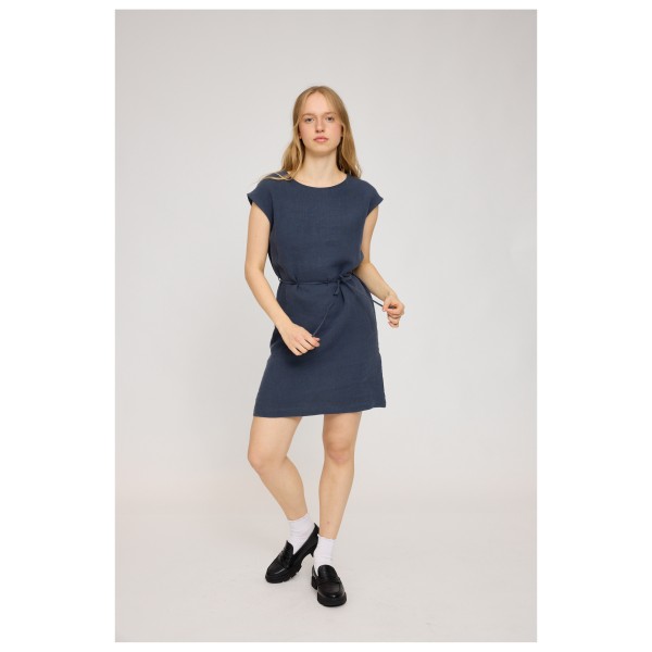 Mazine - Women's Linen Mini Dress - Robe