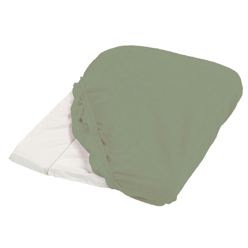 Housse de matelas à langer en éponge - Kaki