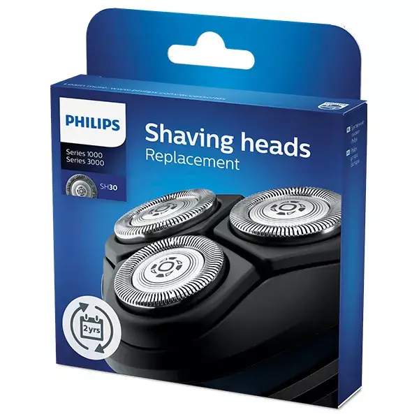 Cabeças de barbear Philips Beauty Shaver Séries 1000 e 3000