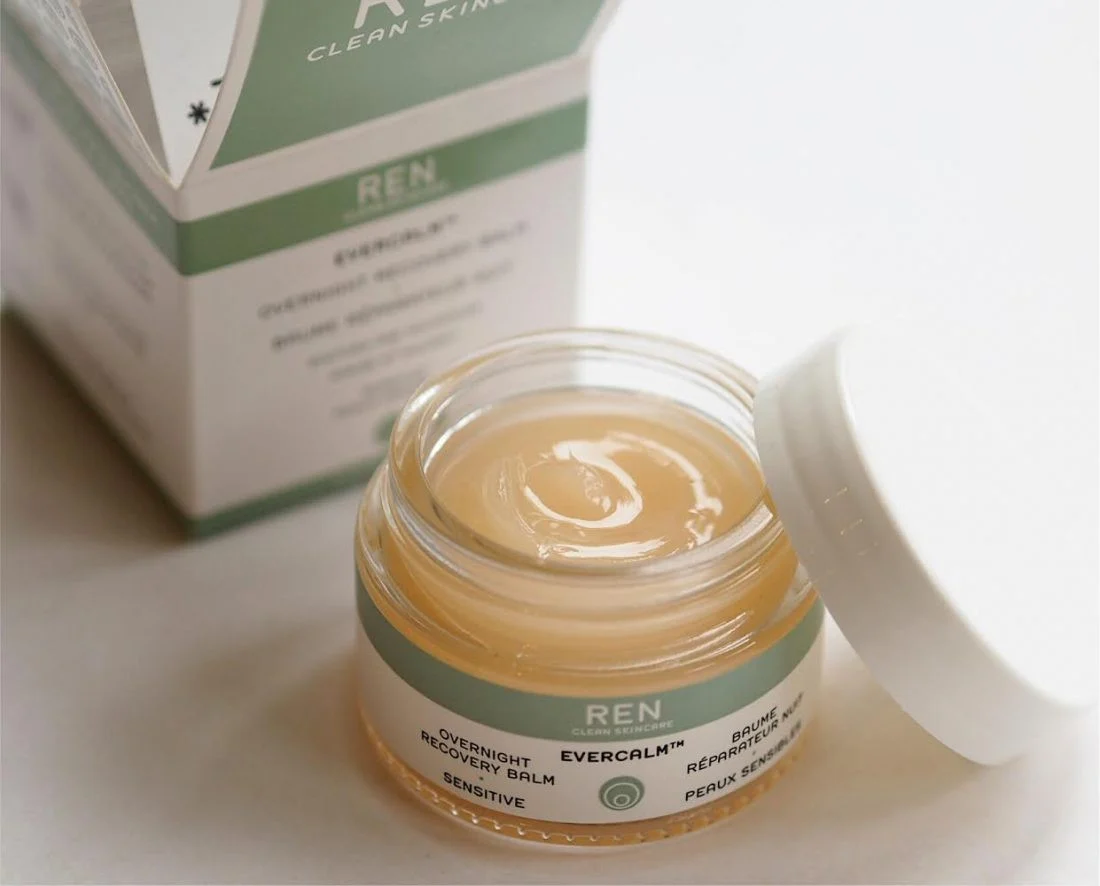 REN - Evercalm Overnight Recovery Balm 30 ml - Natcreme