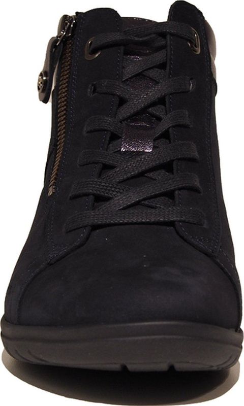 Hartjes - Hoge Sneakers - Nubuck - Zwart