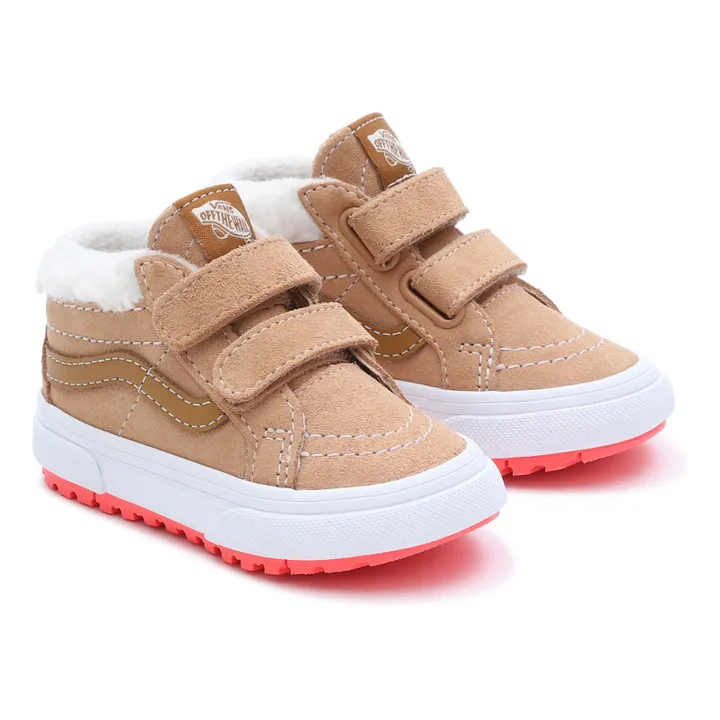 Vans Baskets Scratchs SK8-Mid Fourrées | Camel