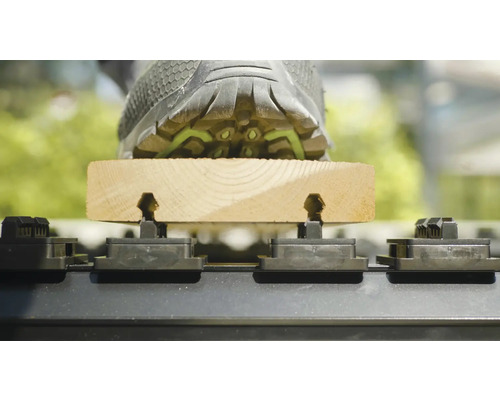 H-CLICK boeibordhouder 120 inclusief adapter en schroeven voor twee planken; 4 stuks