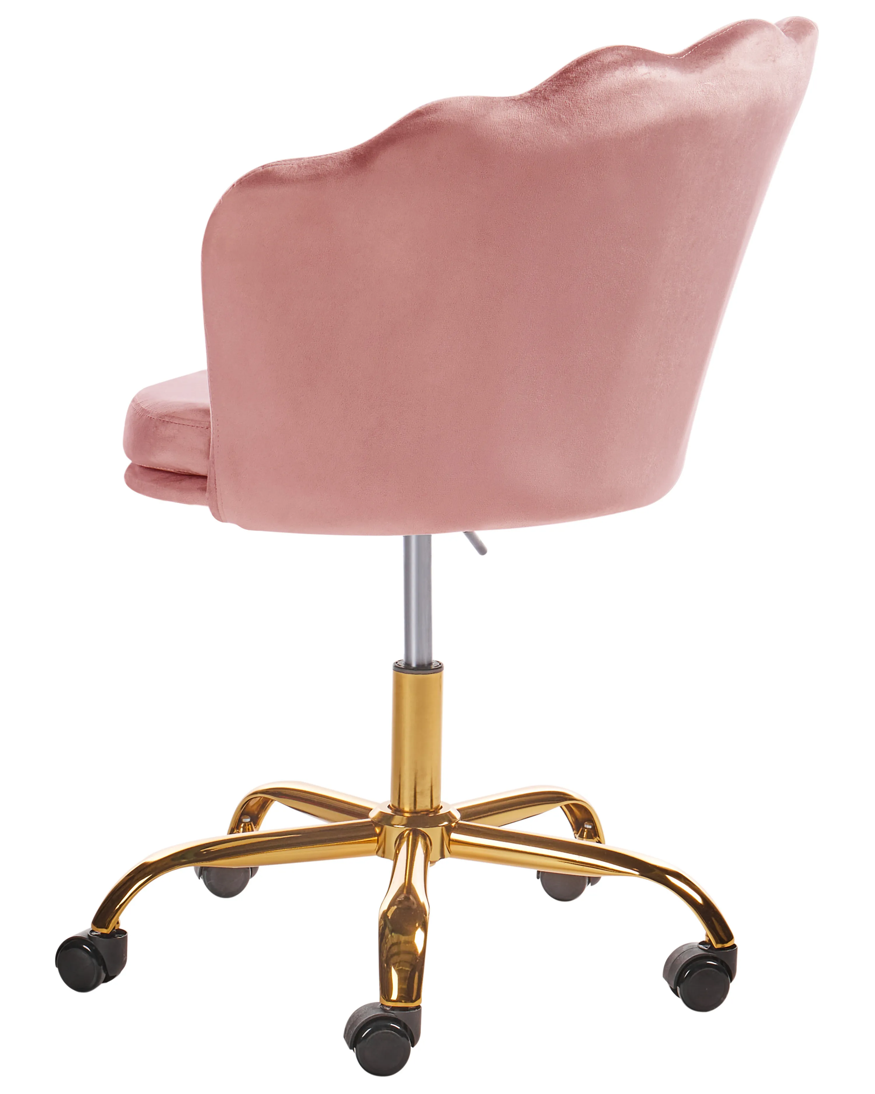 Bureaustoel MONTICELLO Fluweel Roze