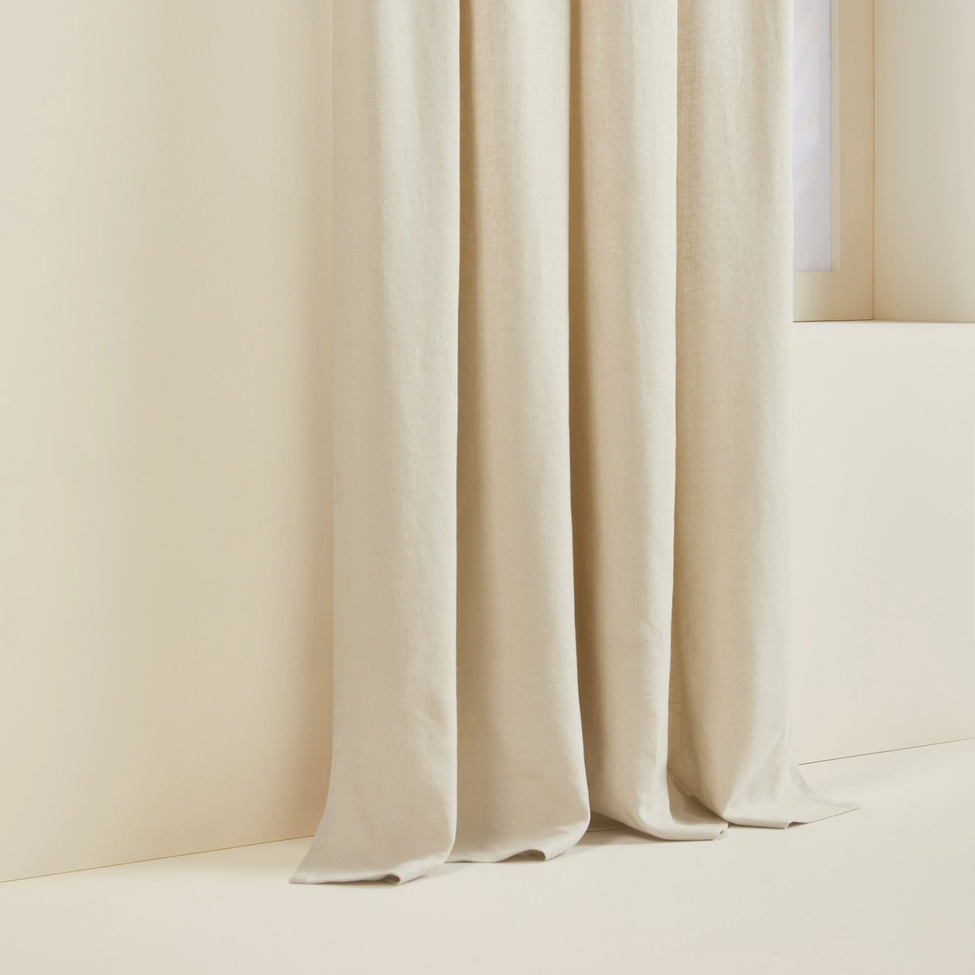 AUBIN - Rideau à galon fronceur | Beige