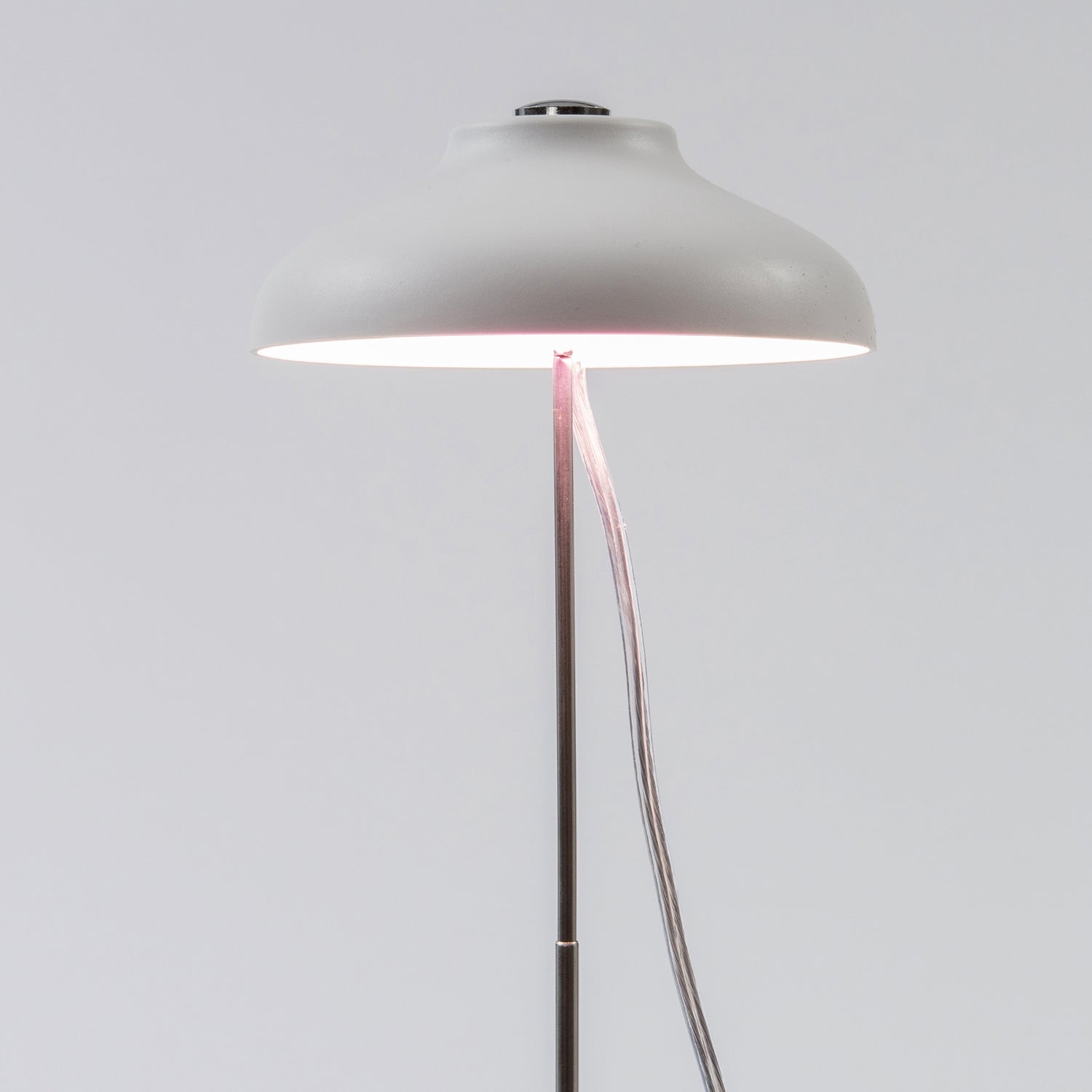Intratuin kweeklamp wit met LED verlichting D 11 H 22 cm