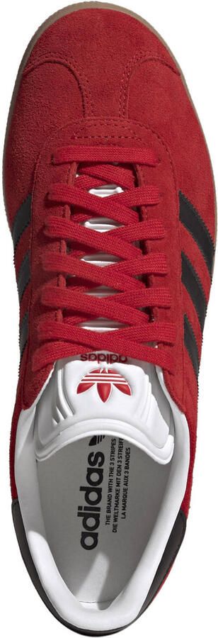 Adidas Originals Gazelle sneakers rood zwart