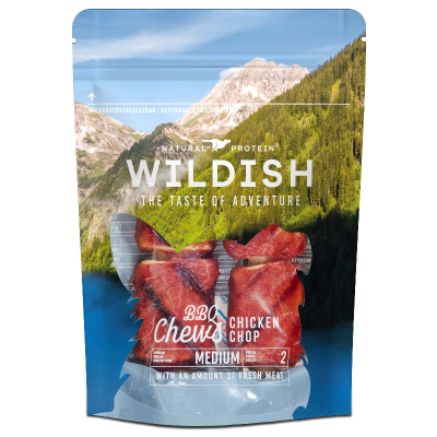 Wildish Dog BBQ Chews Chicken Chop M 2Stk.