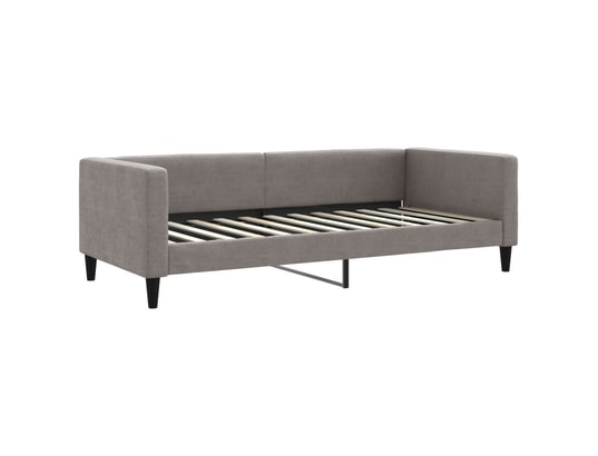 VIDAXL - Lit de jour avec lit gigogne taupe 90x200 cm tissu