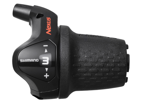 Shimano Nexus 3 Drejegreb inkl. Klikboks, Langt Greb