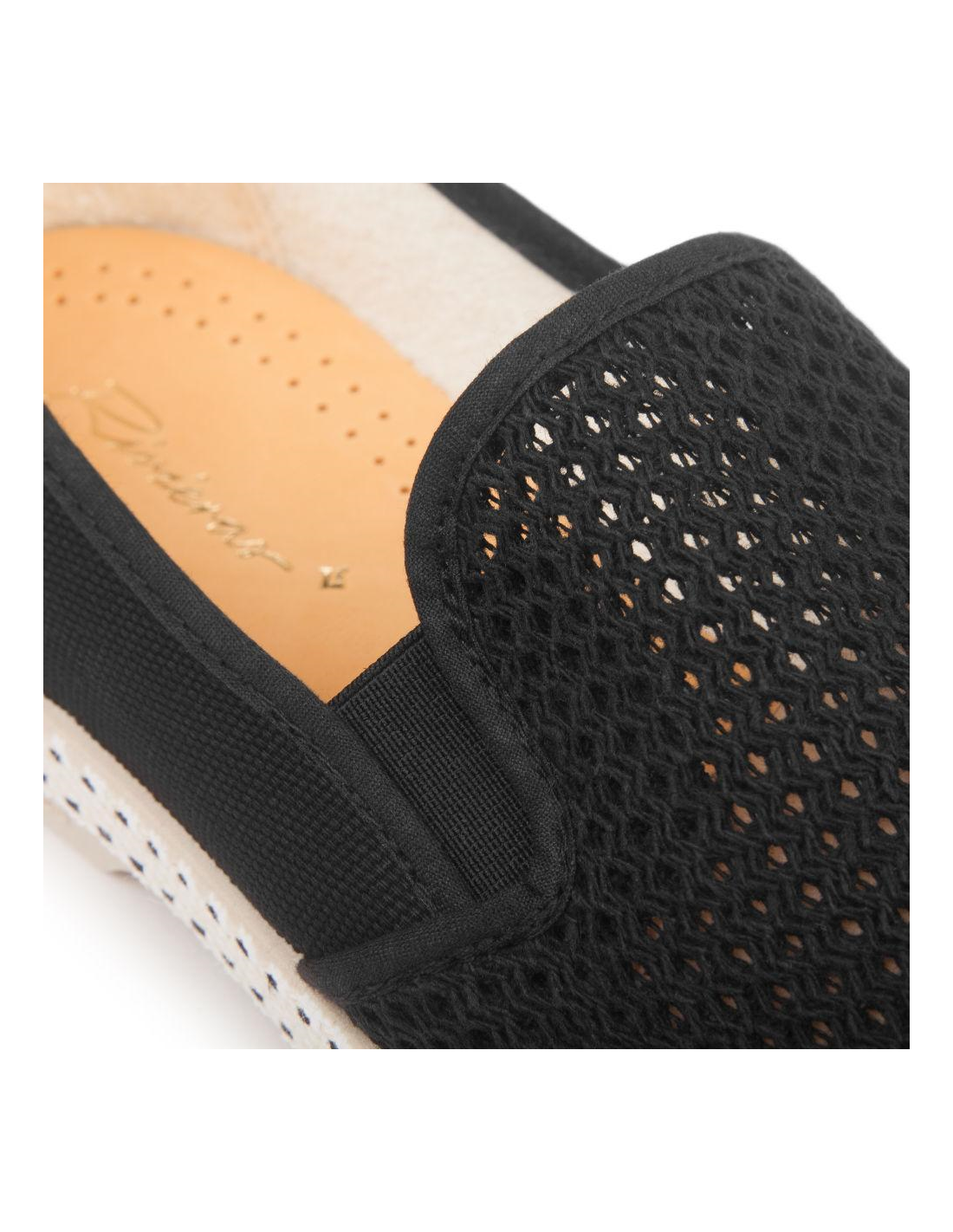 rivieras Espadrilles homme classic canvas & mesh noir