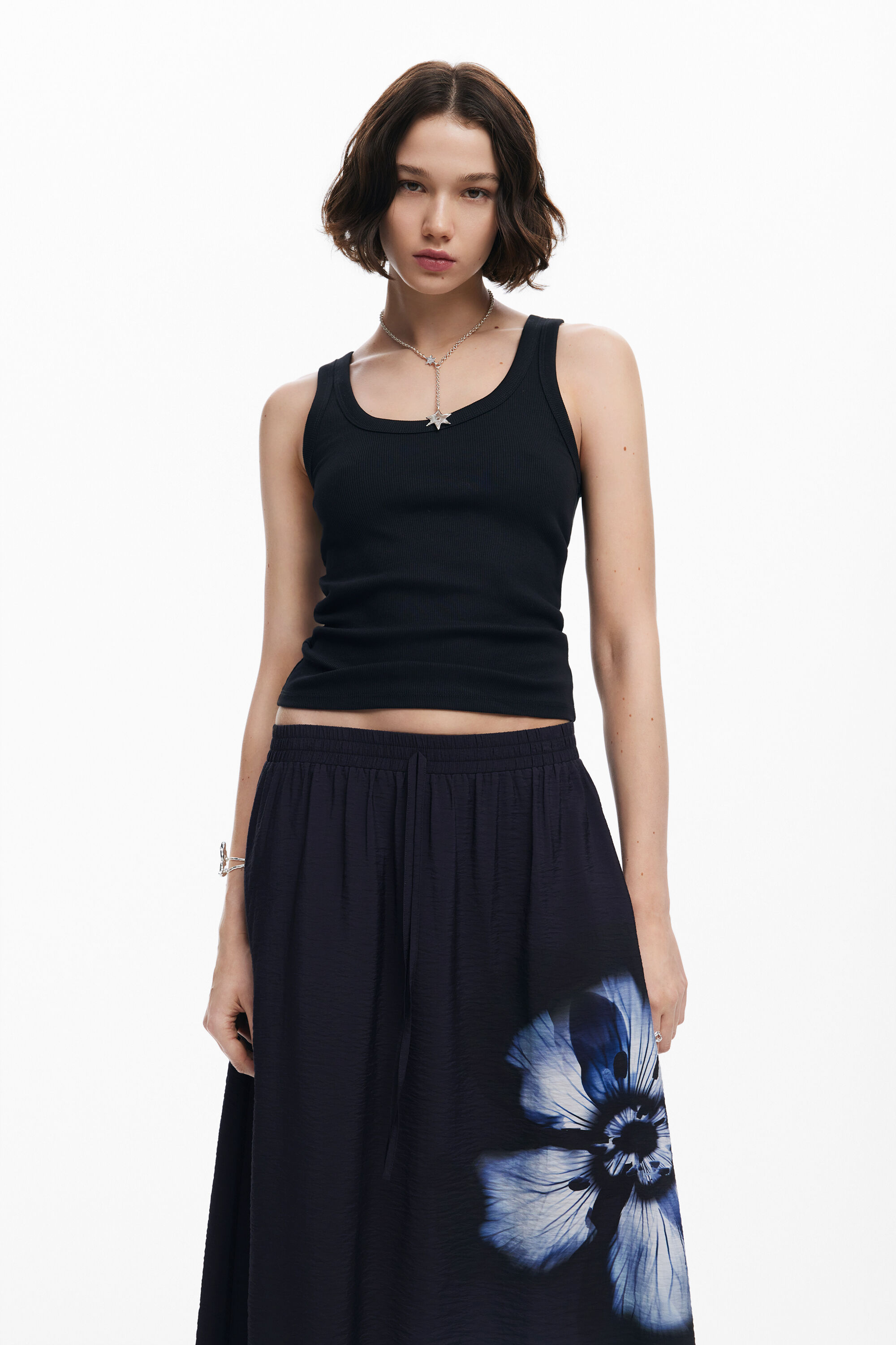 Saia longa floral