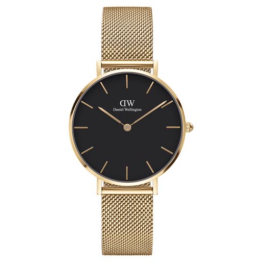 Daniel Wellington Petite Evergold ADW00100347 Ur, Evergold/Sort, 32 mm