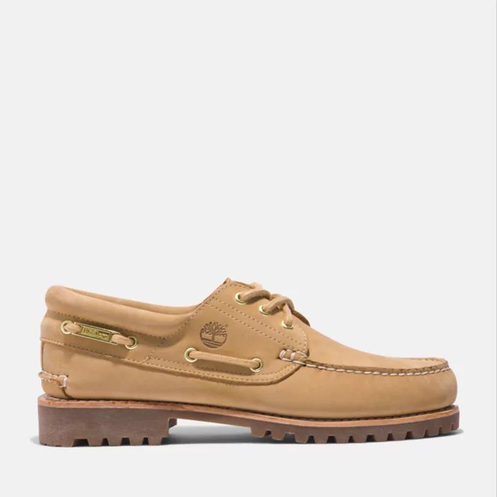 Timberland 50th Edition Butters 3-Eye Classic Lug para Homens na cor Golden Butter