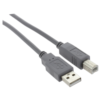 Q-Link USB kabel 2.0 printer/scanner 2 meter grijs