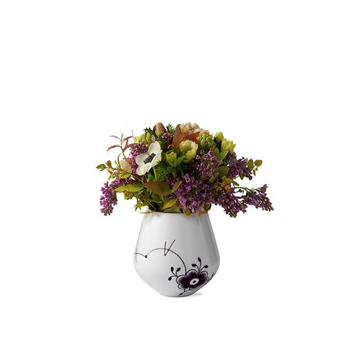 Royal Copenhagen Sort Mega Riflet Vase, 15 cm