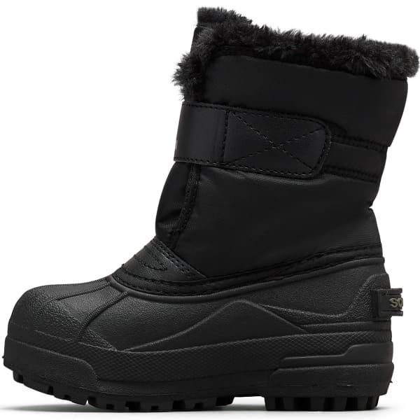 Après ski SOREL CHILDRENS SNOW COMMANDER BLACK/CHARCOAL