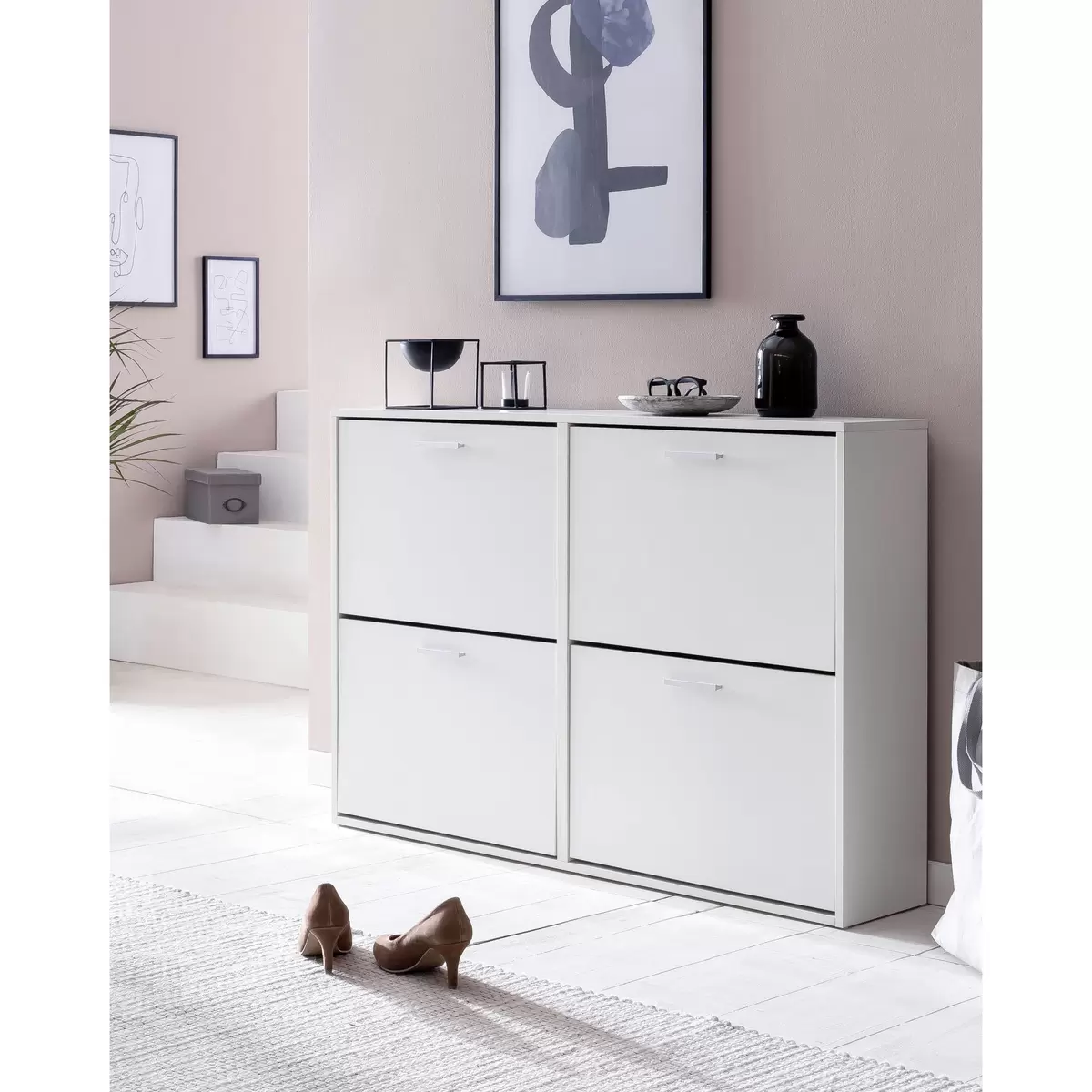 Schuhschrank Azueira weiss