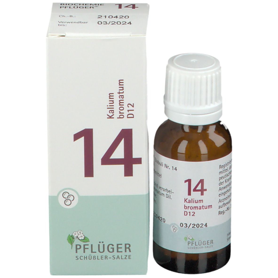 BIOCHEMIE PFLÜGER® Nr. 14 Kalium bromatum D12