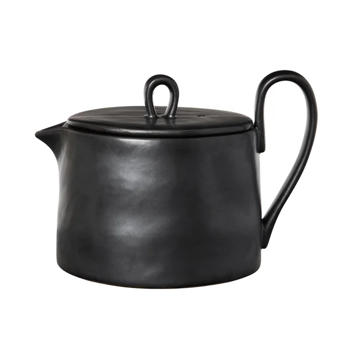 Ferm Living - Flow Teekanne, 150 cl, schwarz