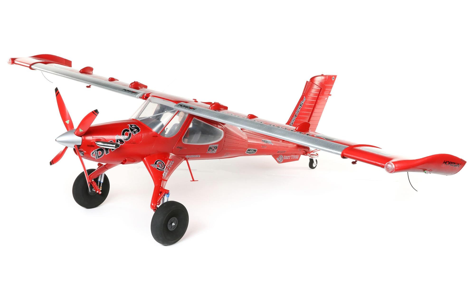 Motorflugzeug DRACO 2.0m Smart BNF Basic AS3X SAFE<br>Replika von Mike Patey's stark modifizierter STOL Wilga «Draco»