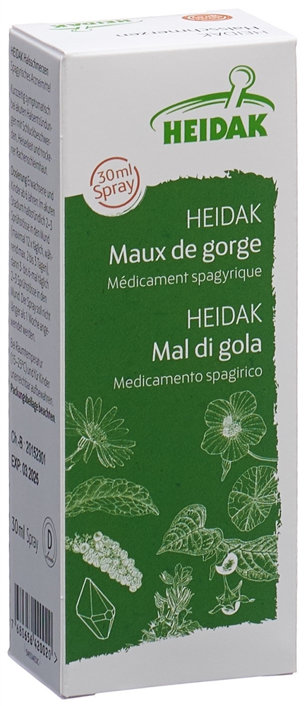HEIDAK Halsschmerzen Spray Fl 30 ml