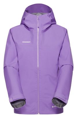 Veste Imperméable Mammut Crater Light Hs Hooded Violet Femme