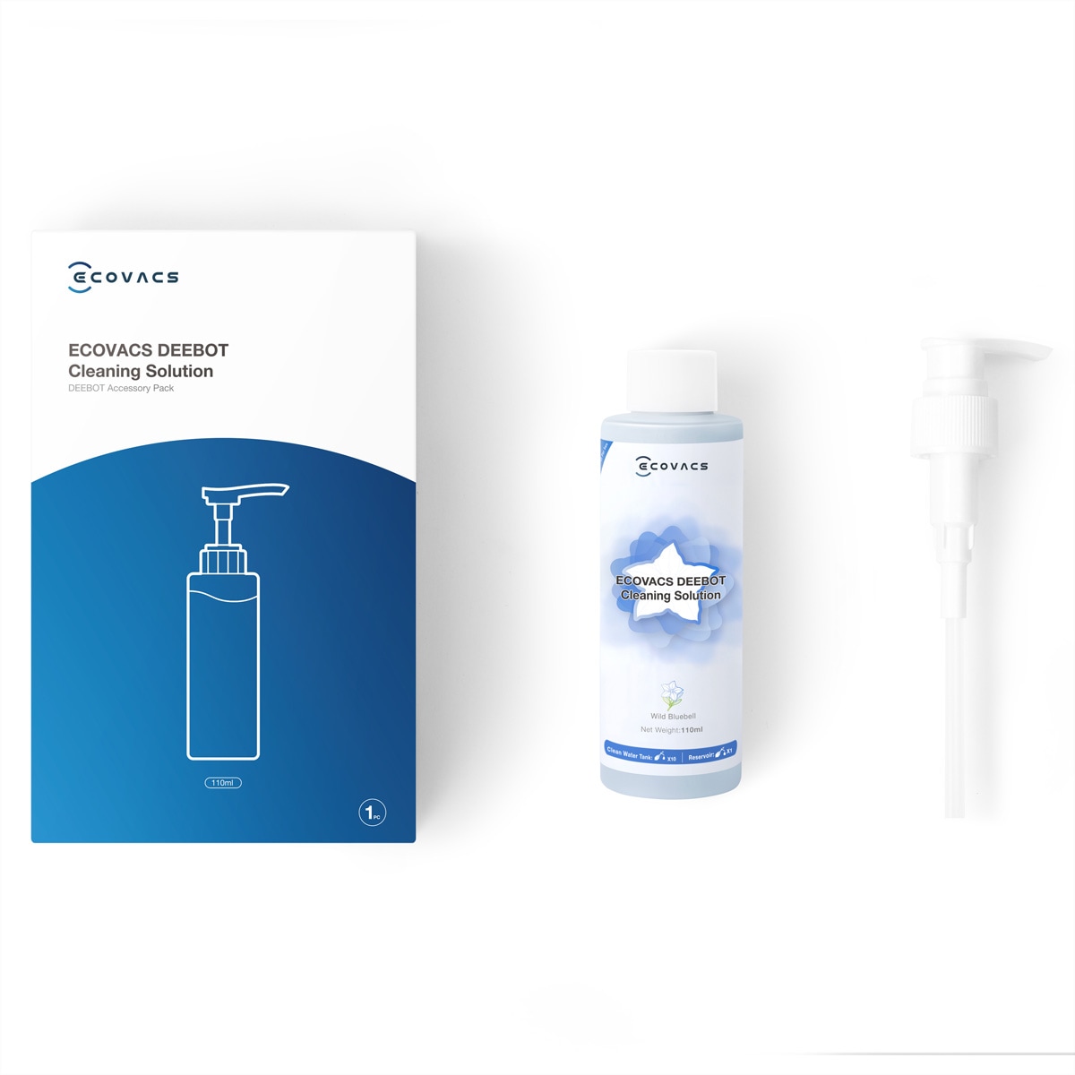 ECOVACS »Ecovacs Reinungslösung 110ml, zu X1, T10, Deebot«
