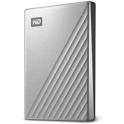 Western Digital WDBC3C0020BSL-WESN disque dur externe 2 To USB Type-C 3.2 Gen 1 (3.1 Gen 1) Argent