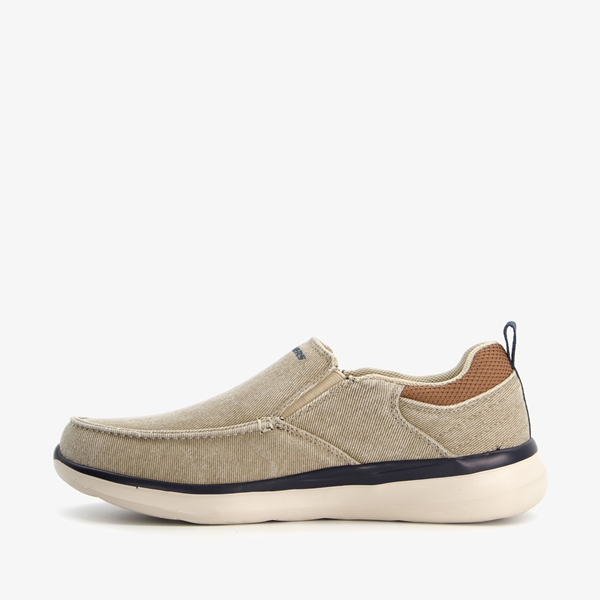 Skechers Delson 2.0 Larwin heren instappers beige