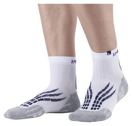 Chaussettes De Running Monnet Run Elite Blanc