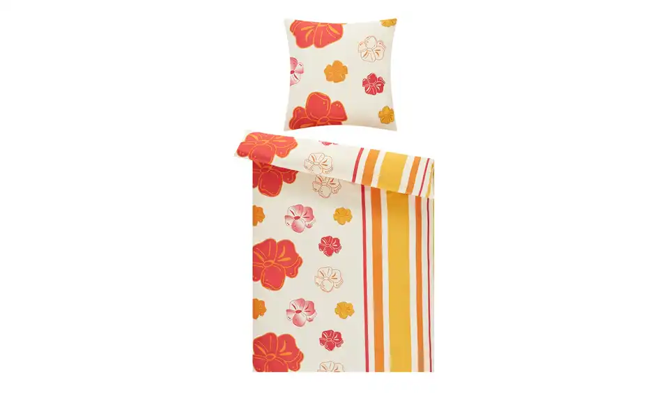 levelone Microfaser Bettwäsche Streifen / Blumen
