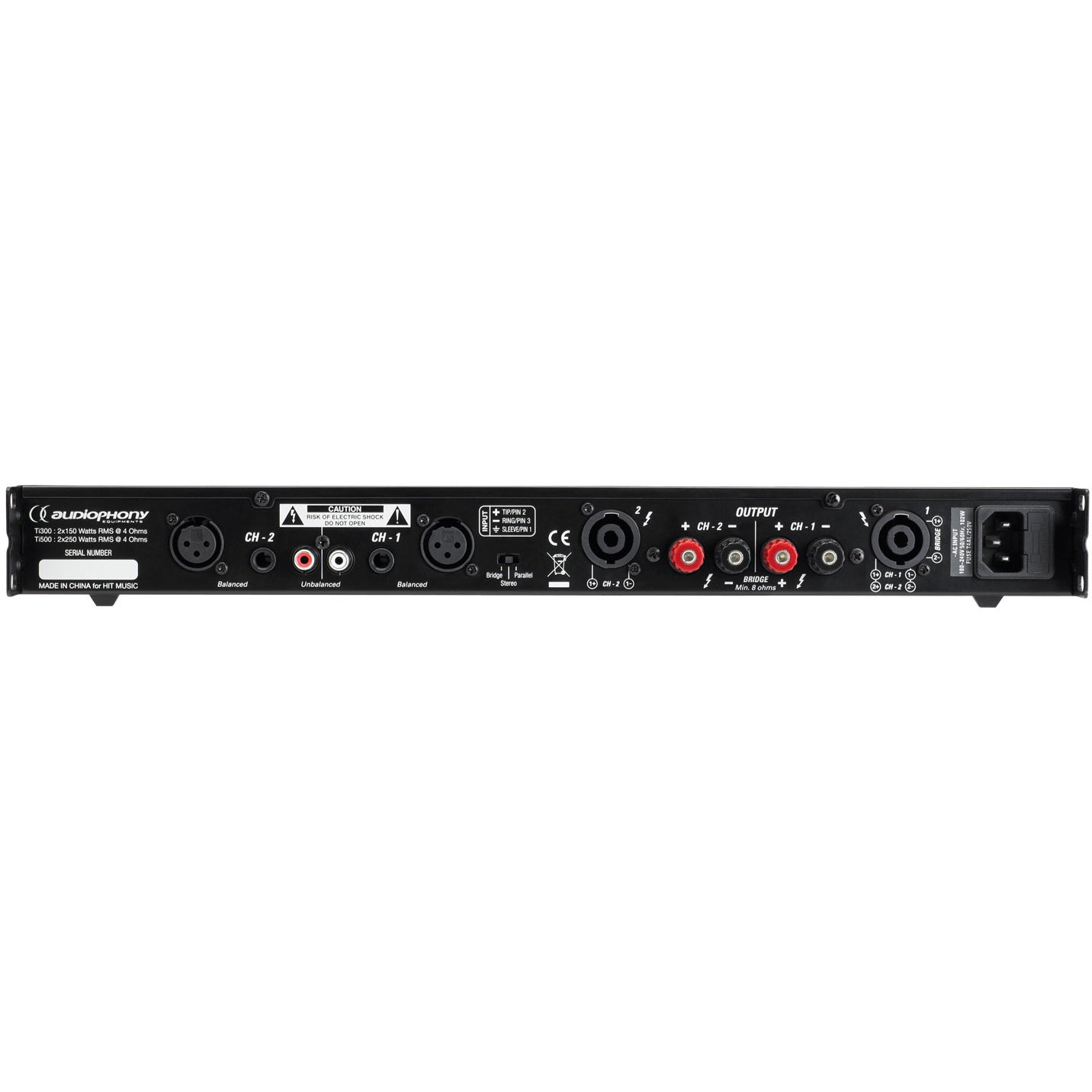 Audiophony Ti500 500 W versterker