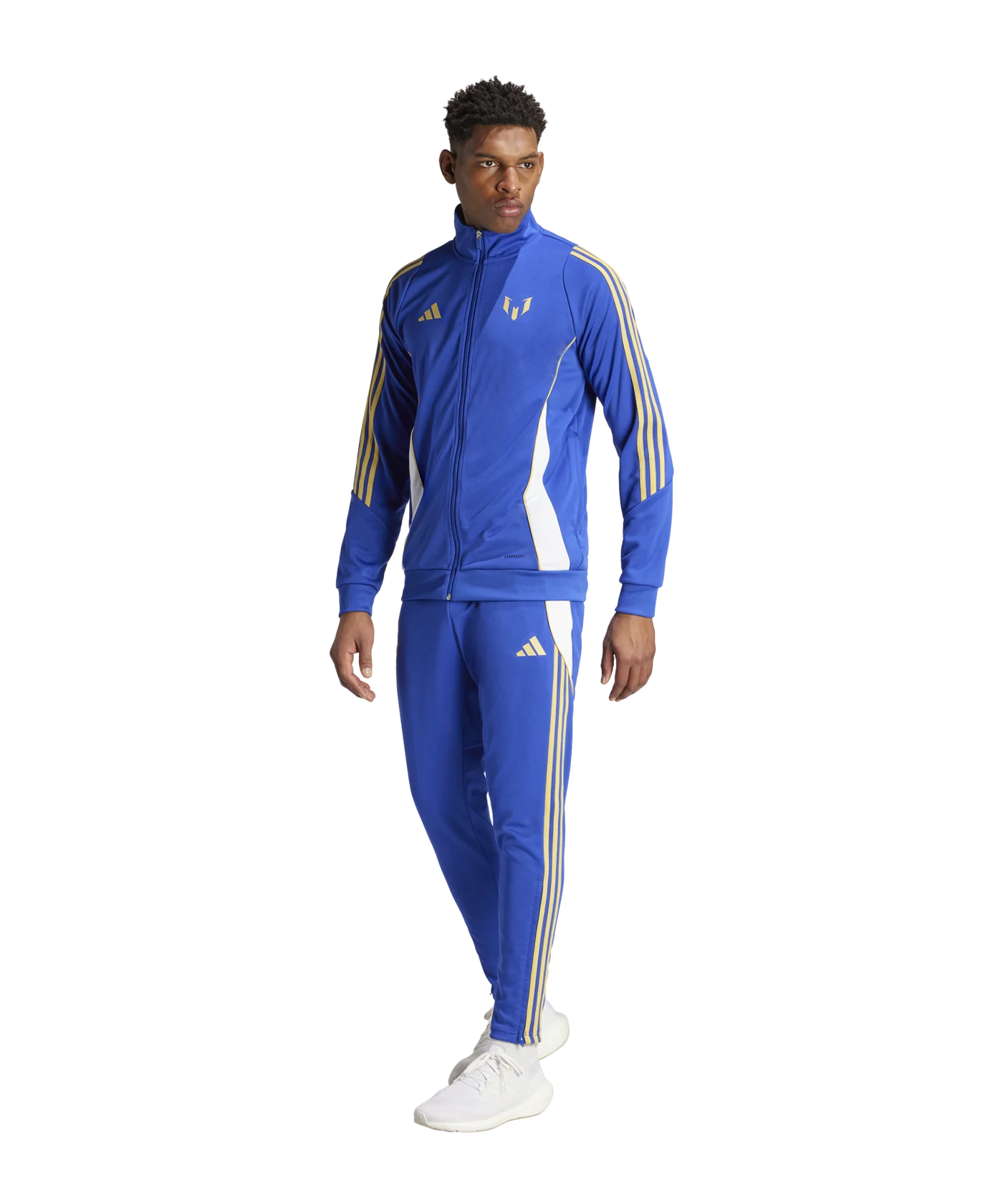 adidas Messi Trainingshose Blau Weiss