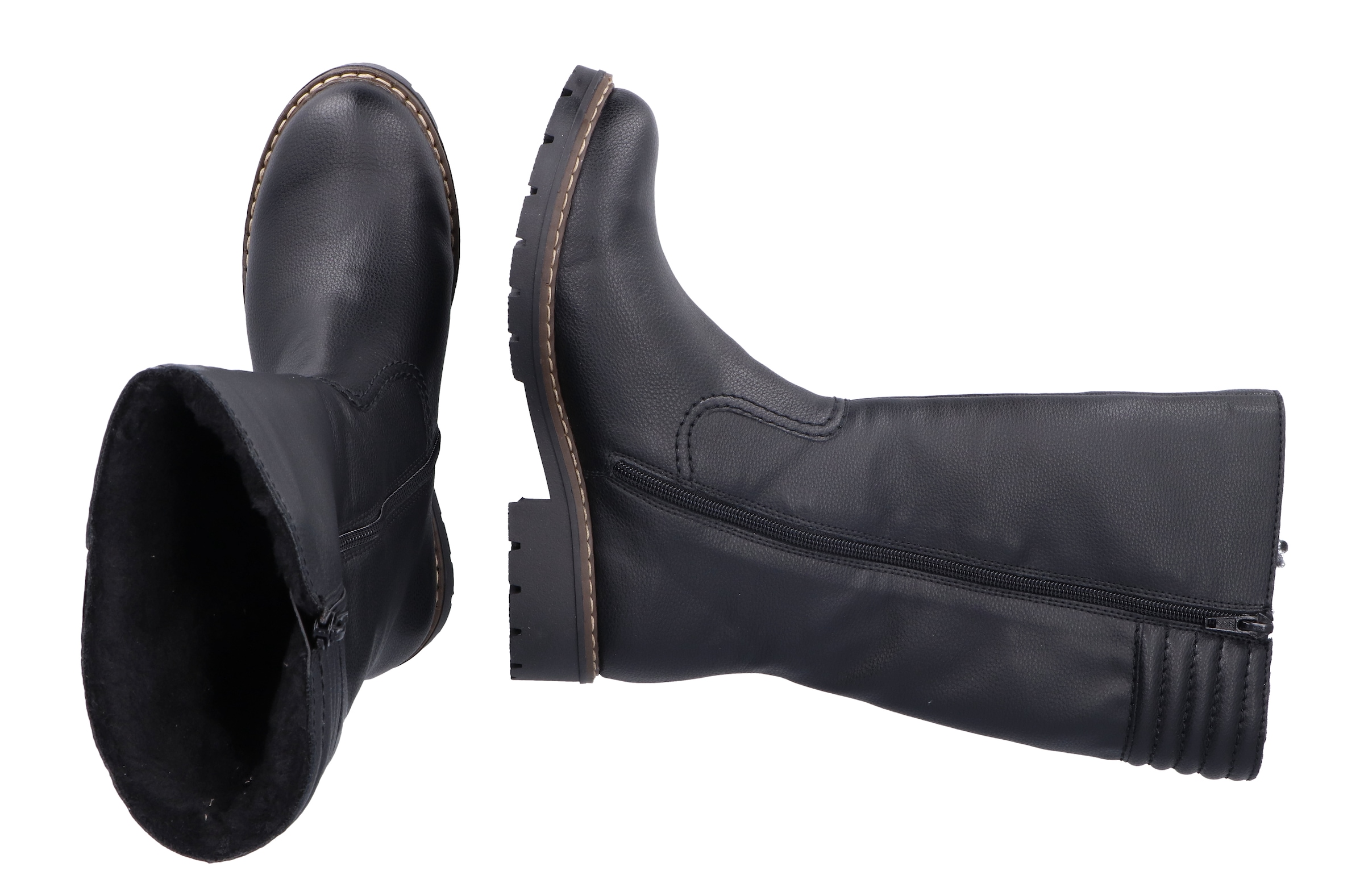 Rieker Winterstiefel  , Winterboots, Blockabsatz, wasserabweisende riekerTEX-Membran