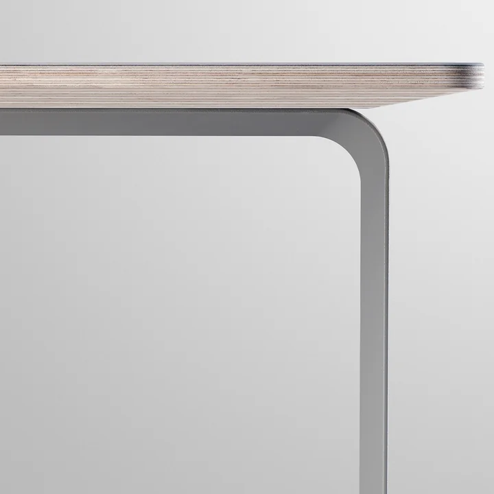 Muuto - 70/70 Esstisch, 225 x 90 cm, schwarz (Linoleum)