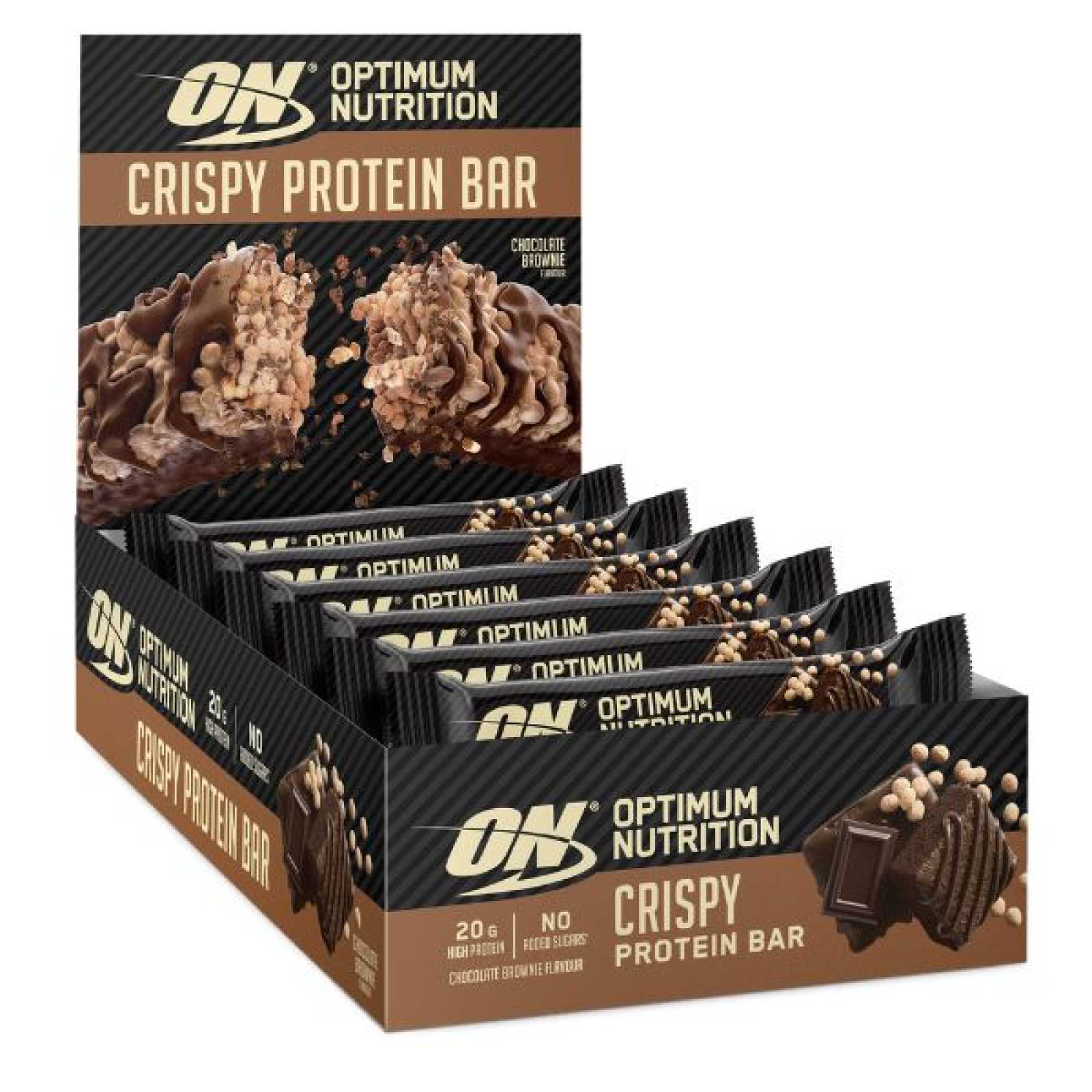 Barra de Proteína Crocante Optimum Nutrition 65g