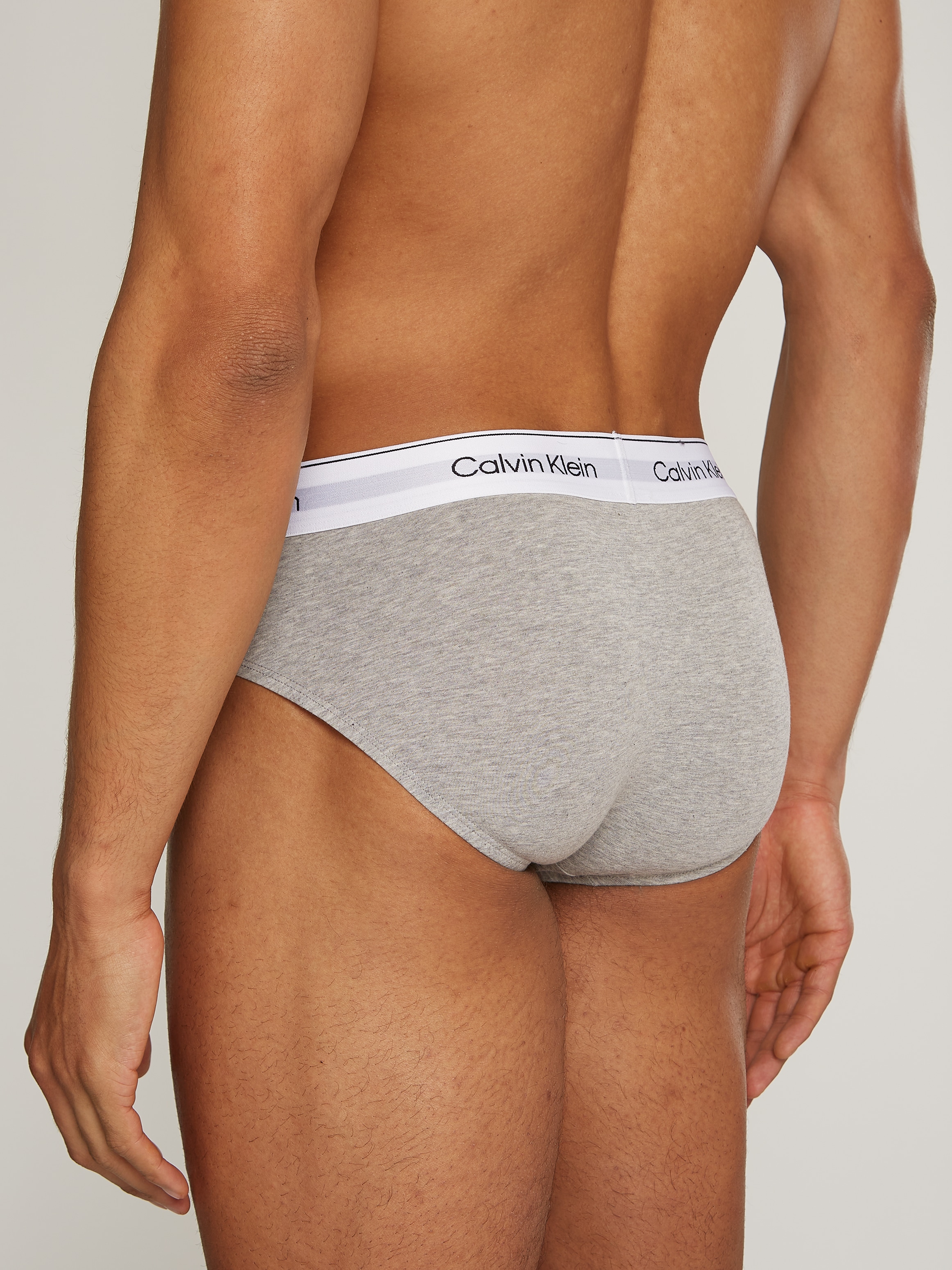 Calvin Klein Underwear Hipster »HIP BRIEF 3PK«, 3 Stk. mit Logo-Elastikbund (3 Stück)