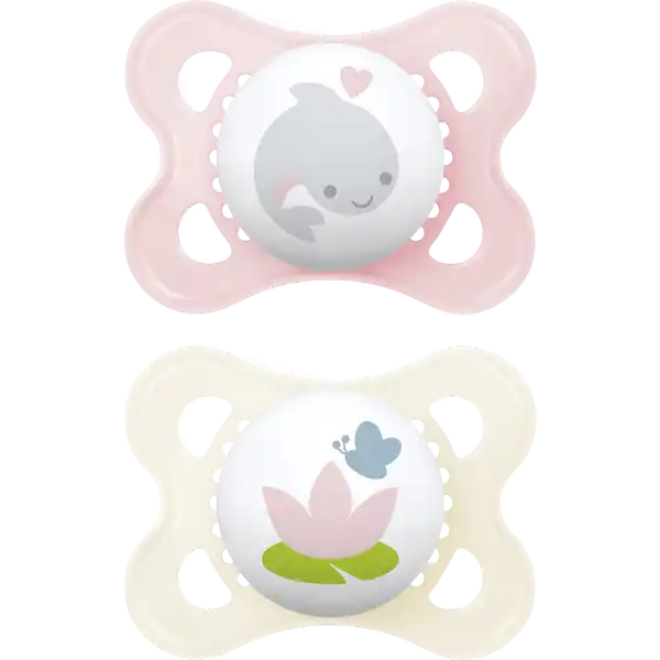 Schnuller Original Silikon 0-6 rose