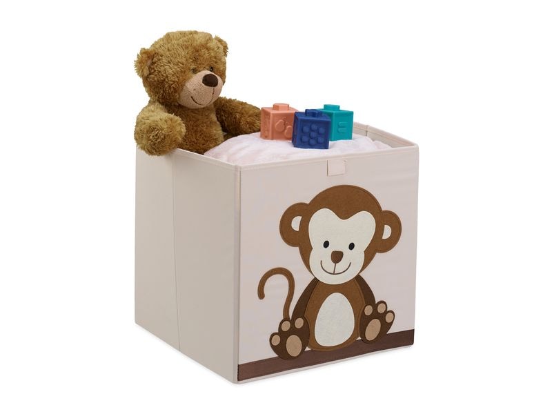 relaxdays Spielzeugbox Affe Faltbare Aufbewahrungsbox für das Kinderzimmer