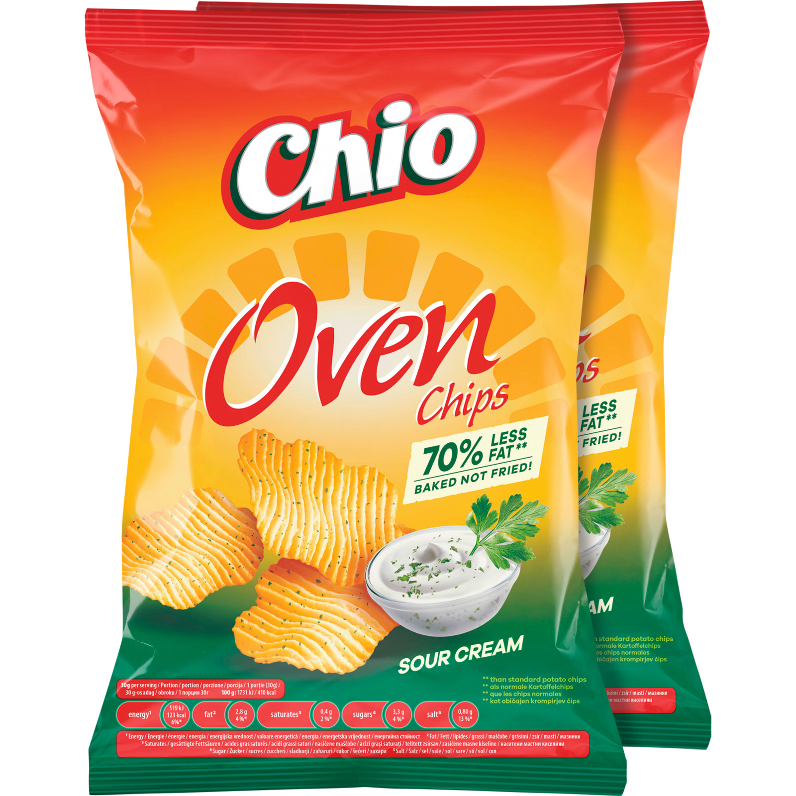 Chio Ovenchips Sour Cream 2x 150g