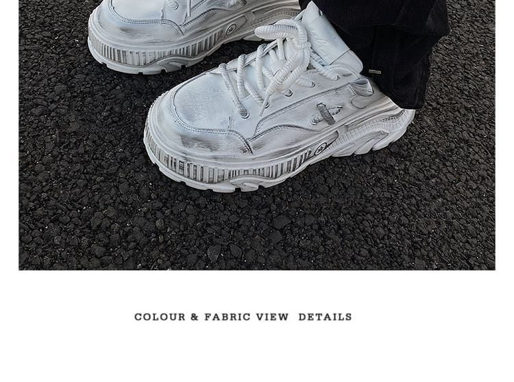 HANO - Platform Paneel Sneakers