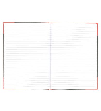 Bantex Notizbuch - Gefüttert - A4 - Schwarz/Rot