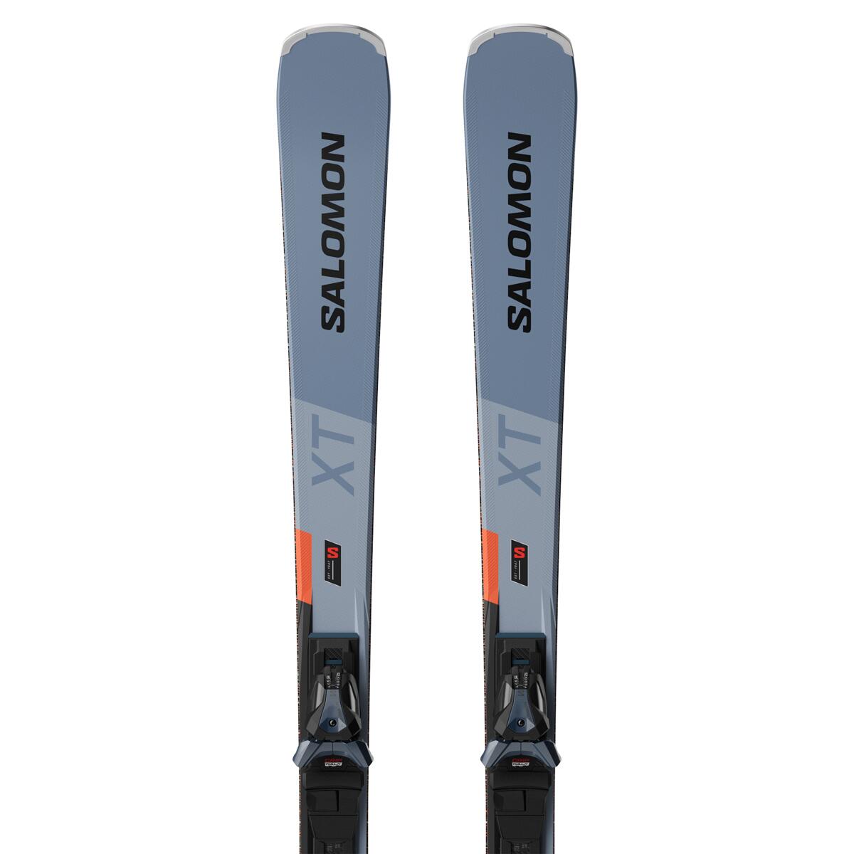 Salomon E S/MAX 10 XT + MI 12 GW All Mountain Ski 2024/25 - 163 Salomon MI 12 GW black (DIN 4-12)