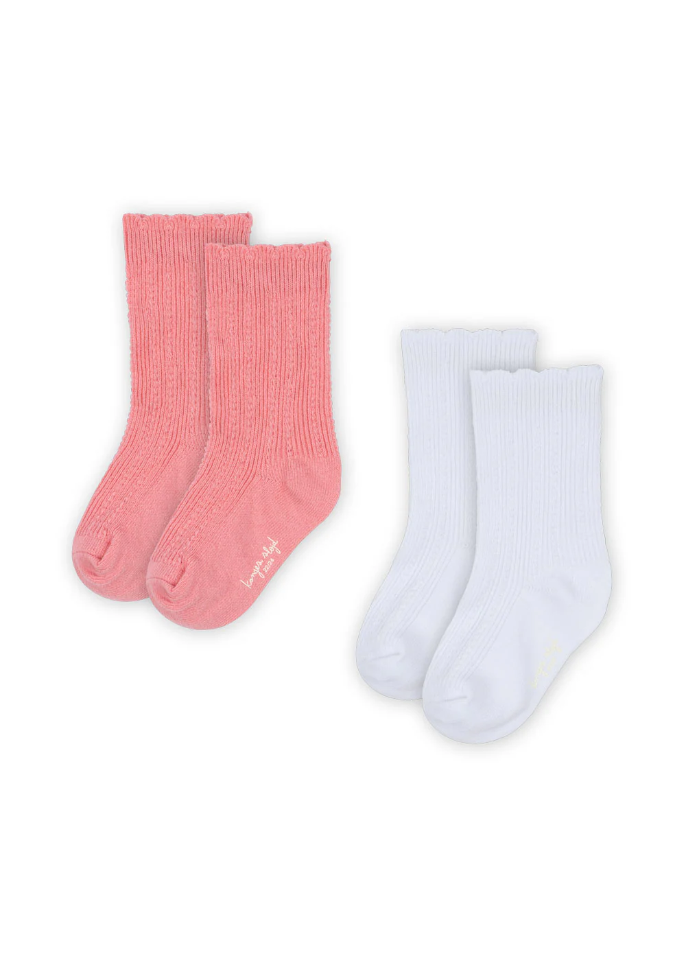 2 pak strømper - multi color - 19-21