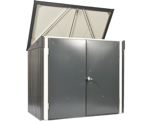 DuraMax opbergbox inclusief 2 sleutels, 154,2 x 96 x 130,5 cm, antraciet