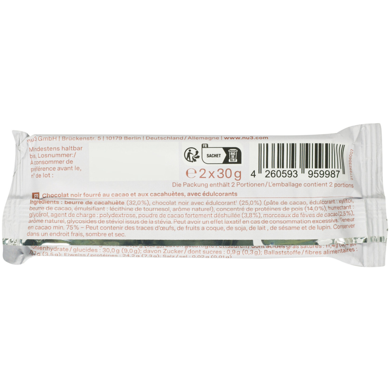 nu3 Fit Protein Bites Choco Brownie