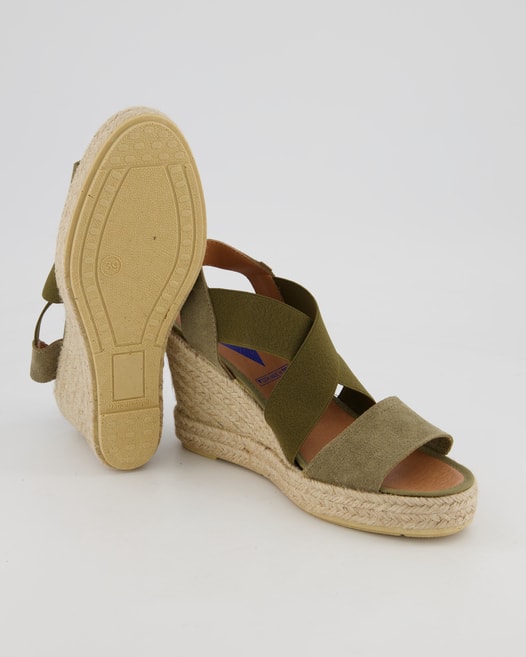 Verbenas Silvia Sardegan Sandalen in Grün