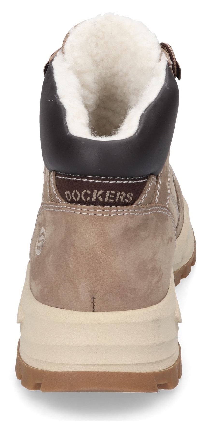 Dockers by Gerli Winterstiefel  High Top Sneaker, Schnürboots mit weich gepolstertem Schaftrand